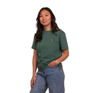 Le T-shirt du Monastère avec logo et design au dos